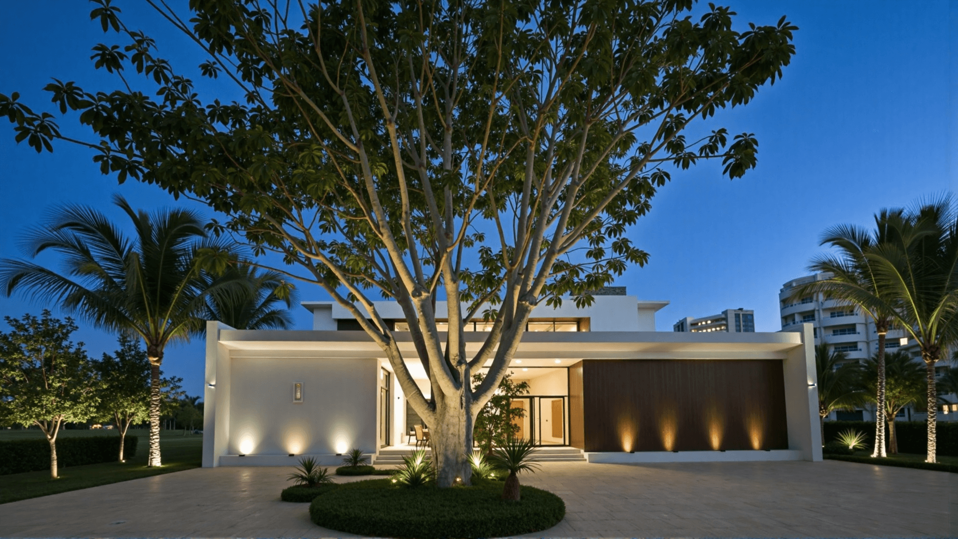 Functional landscape lighting example 3