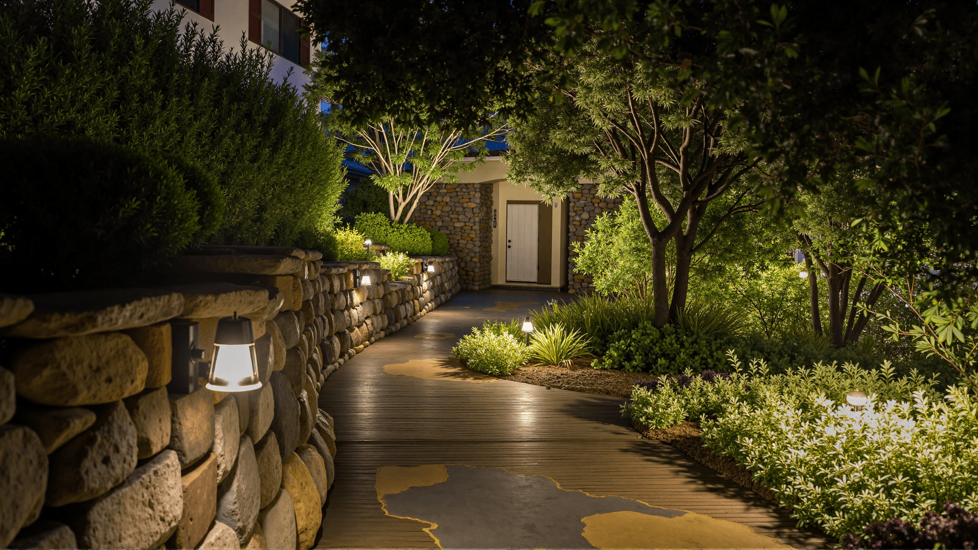 Safety-focused landscape lighting 2