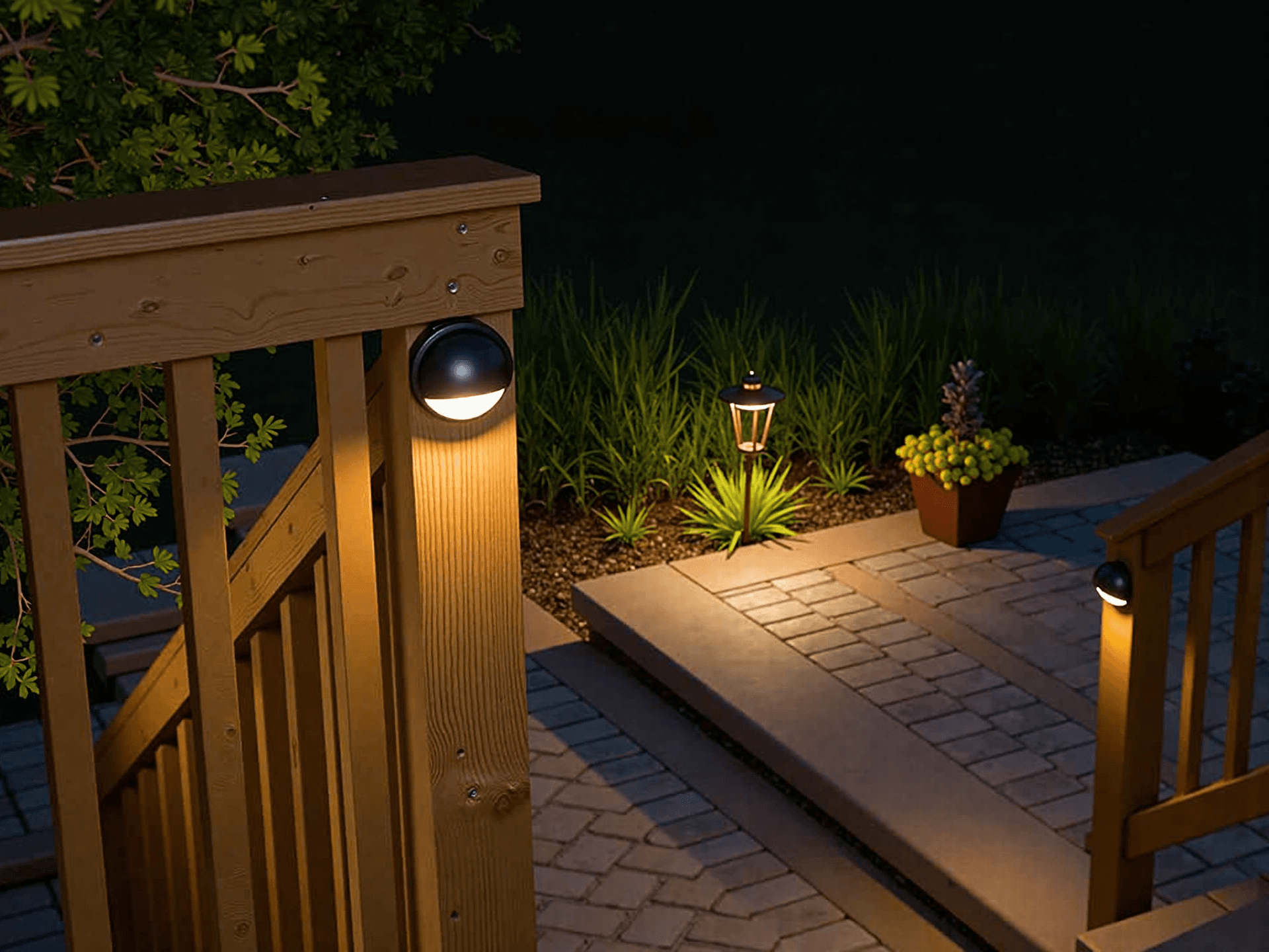 Safety-focused landscape lighting 5